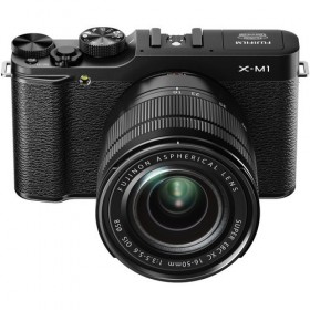 FUJIFILM X-M1 Black + 16-50mm Lens